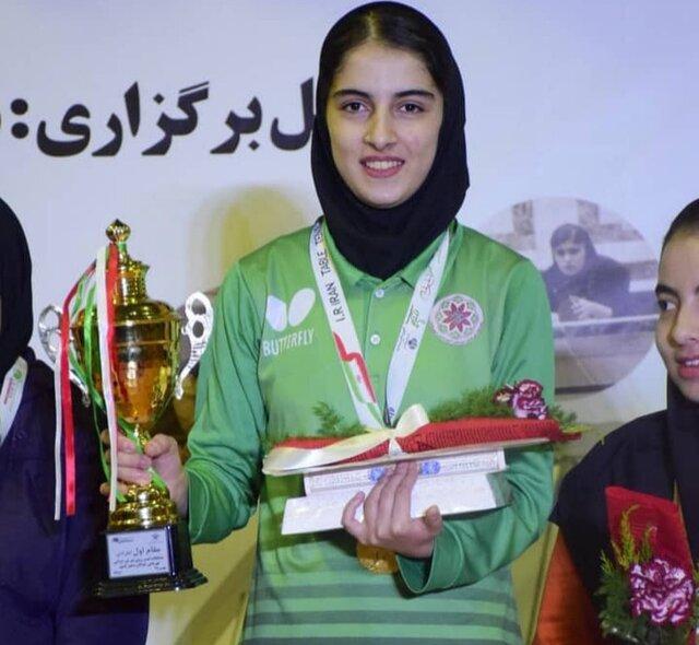امیدواری دختر پینگ پنگ باز ایران برای حضور در المپیک
