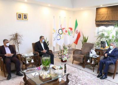 افشین ملایی با رئیس کمیته ملی المپیک ملاقات و تبادل نظر کرد
